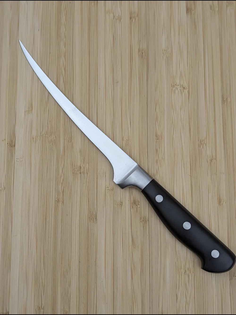 CRAFTED CULINARY 7in Filet Knife, Forged High-Carbon Stainless Steel, POM Handle